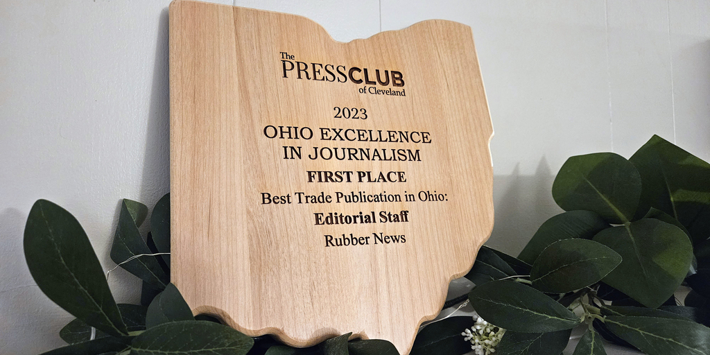 Rubber News named Ohio's 'Best Trade Publication,' nets 15 awards in state competition - Vimarsana News