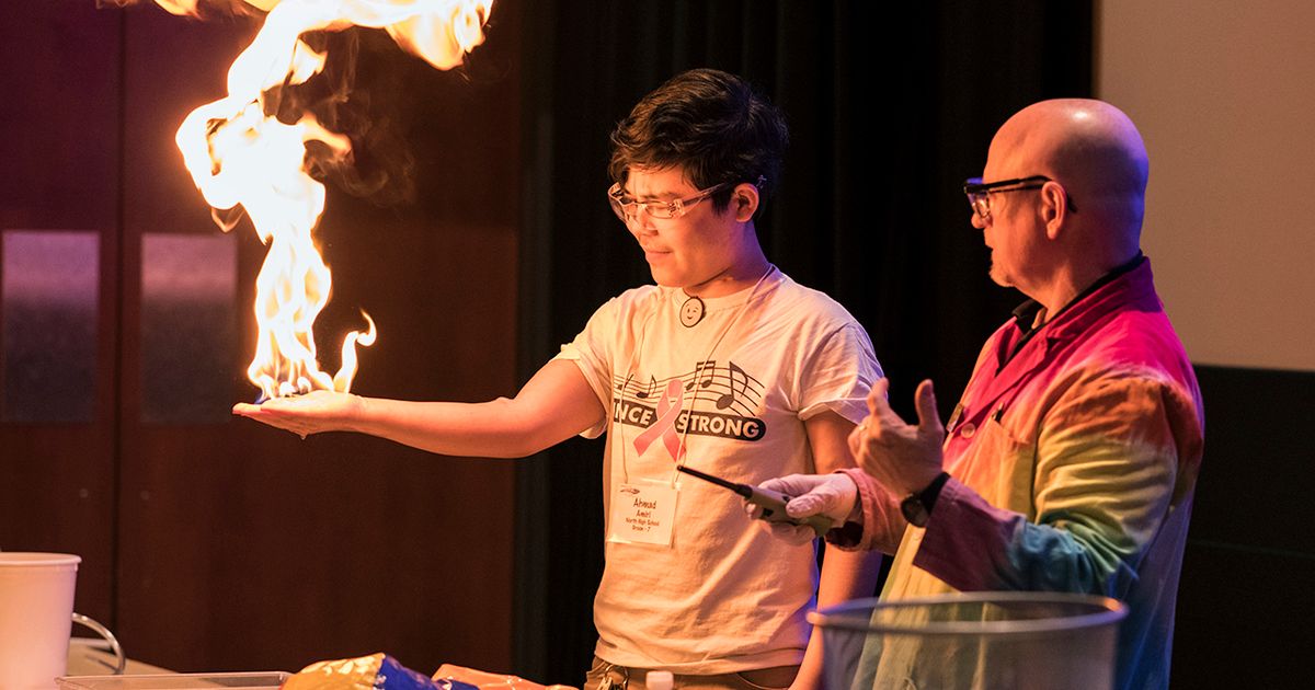 PhotosStudentsdiveintosciencemathcareersatGoodyearSTEMCareer